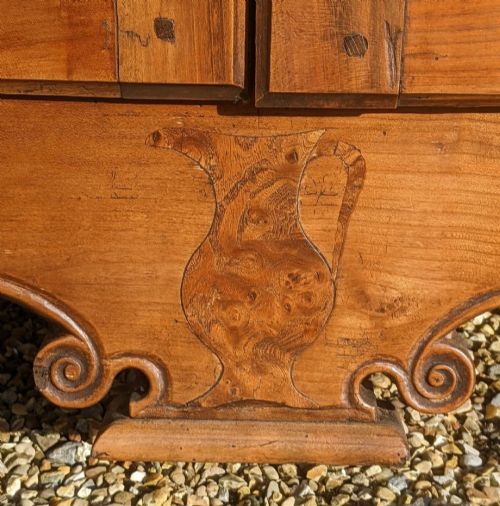 ANTIQUE FRENCH PANTRY CABINET FRUITWOOD PROVENCE - ADDITIONAL PHOTO 8