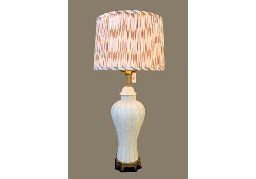 Large Paris Porcelain Table Lamp in Qianlong Style