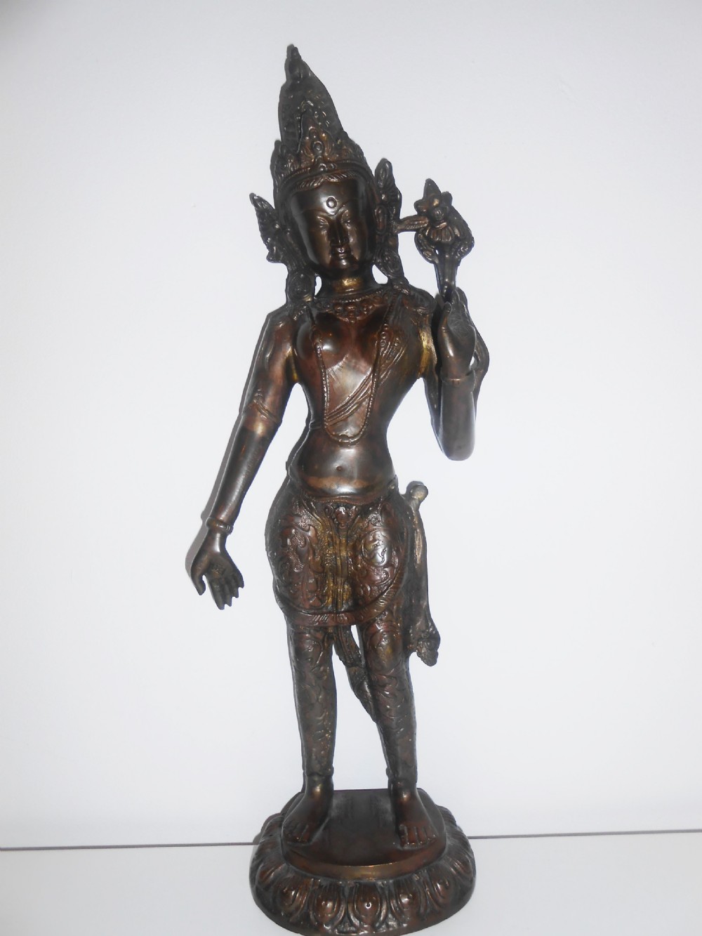 South East Asian Bronze of a Bodhisattva, 19th Century