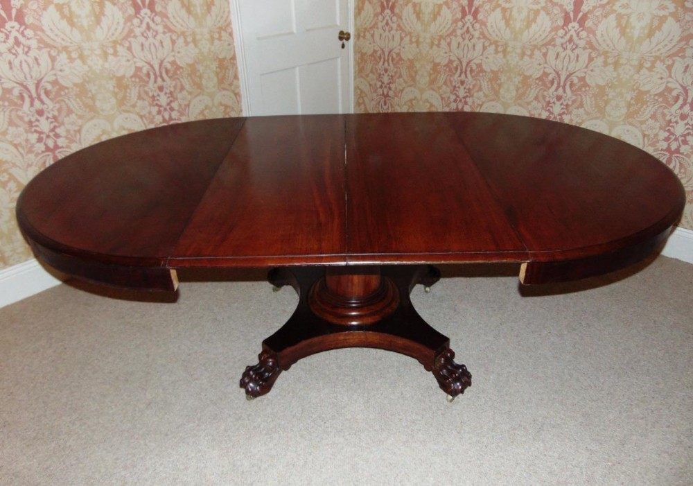 William IV Mahogany Extending Dining Table