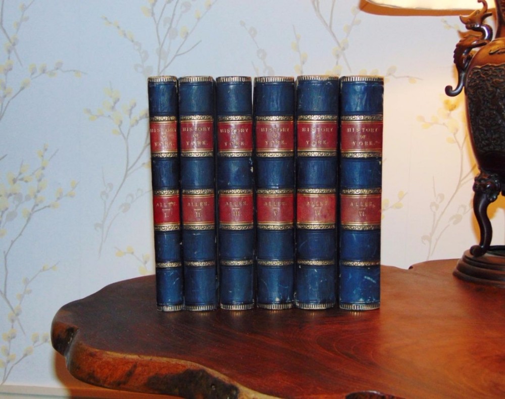 A New & Complete History of The County of York Thomas Allen 6 Volumes
