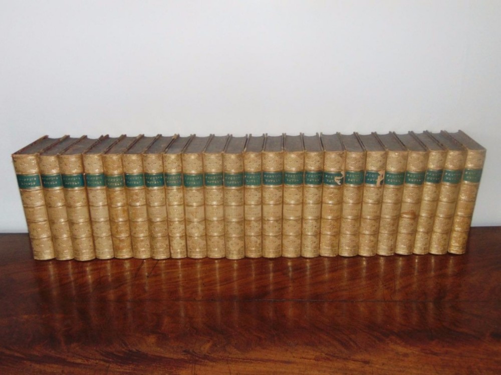 The Works of Sir Walter Scott 23 Leather Bound Volumes