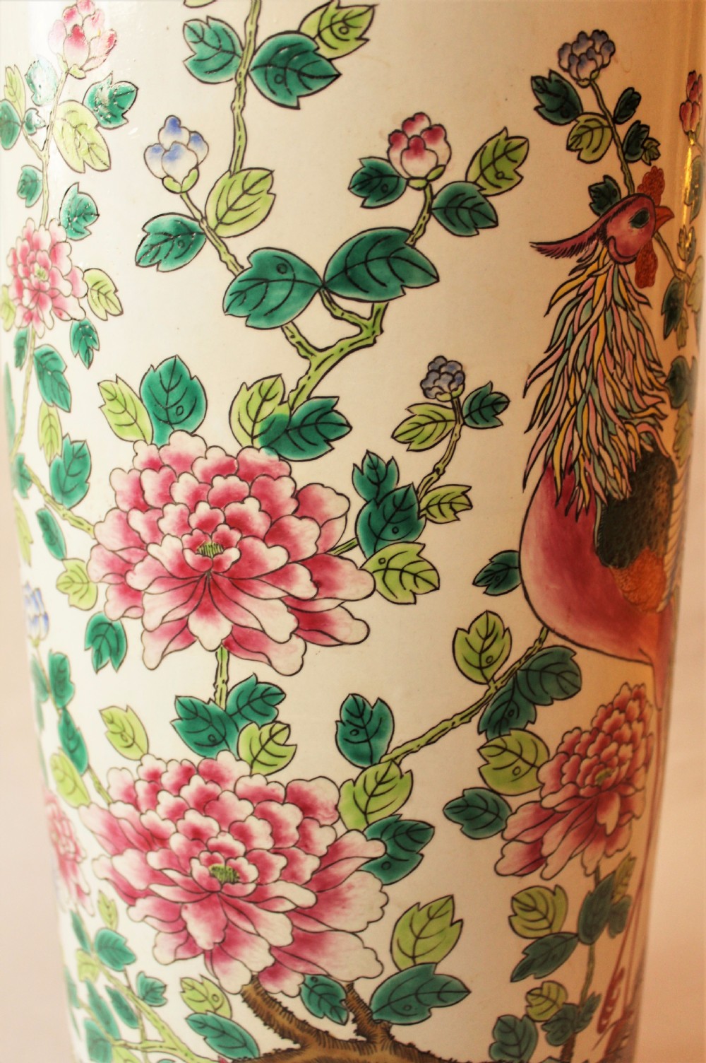 Antique Chinese Famille Rose Stick Stand View IV