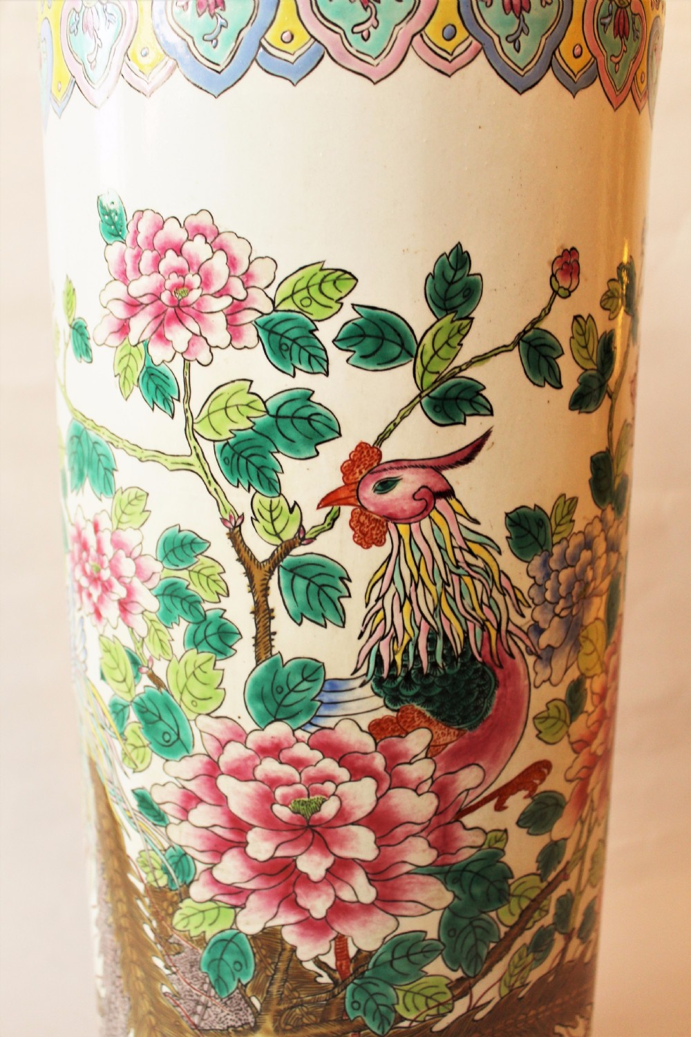 Antique Chinese Famille Rose Stick Stand View VII