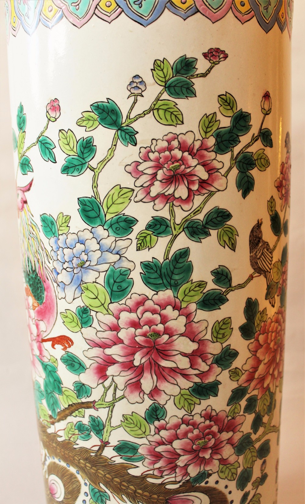 Antique Chinese Famille Rose Stick Stand View IX