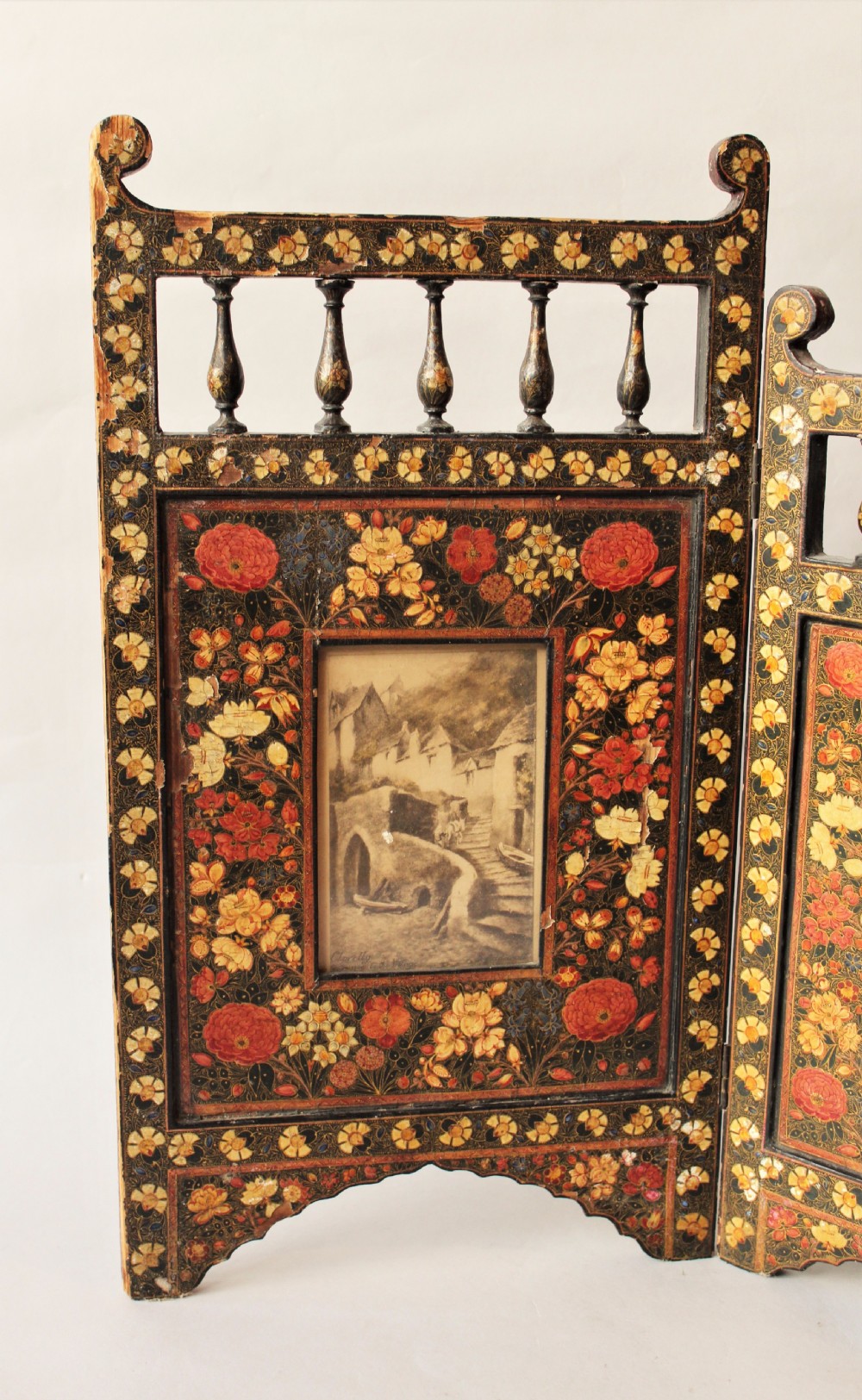 Antique Indian Kashmir Screen View II