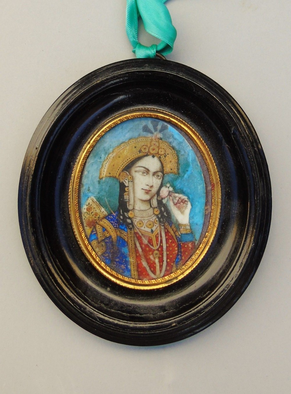 Miniature Portrait Indian 19th Century Mumtaz