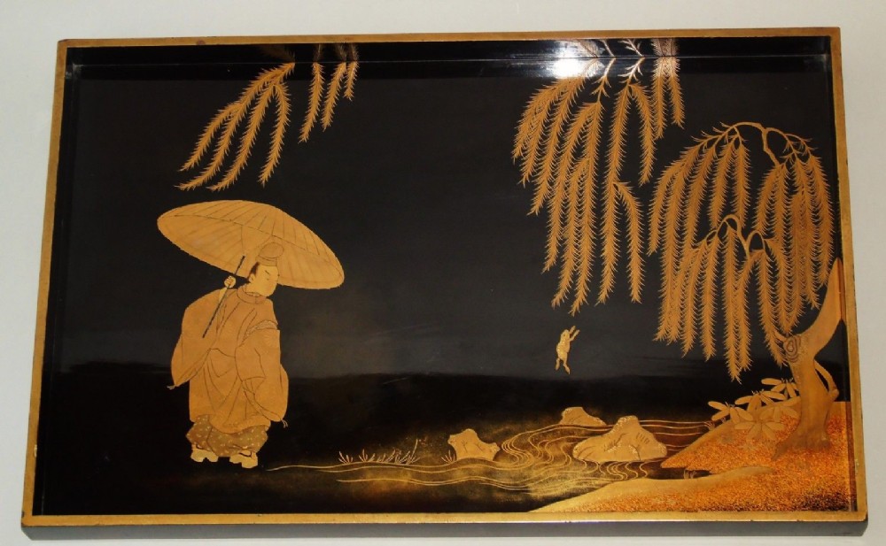 Japanese Meiji Period Lacquer Tray