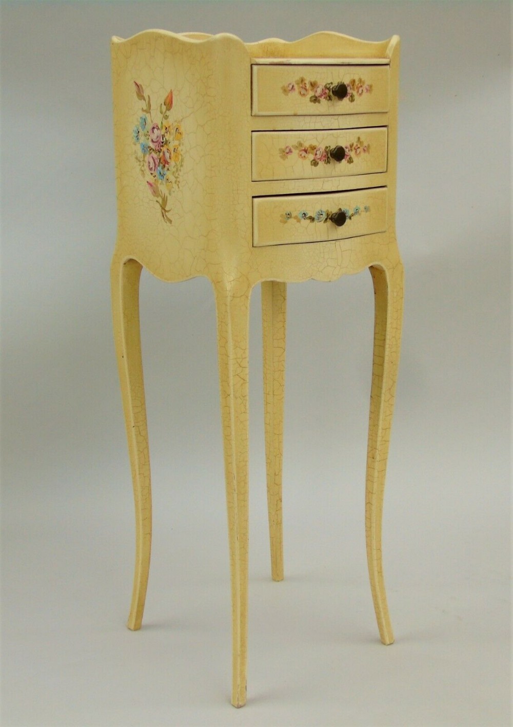 Pretty Petite Painted Bedside Cabinet