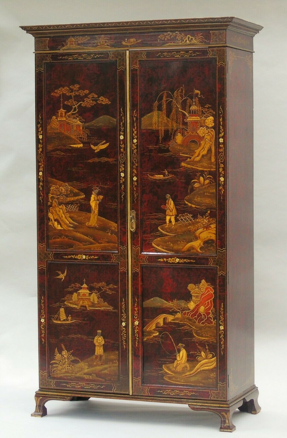 Exceptional Antique Chinoiserie Wardrobe