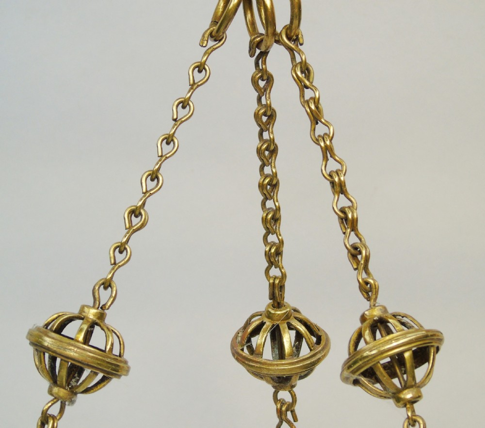 Superb Antique Cut Glass Hanging Ceiling Light View III