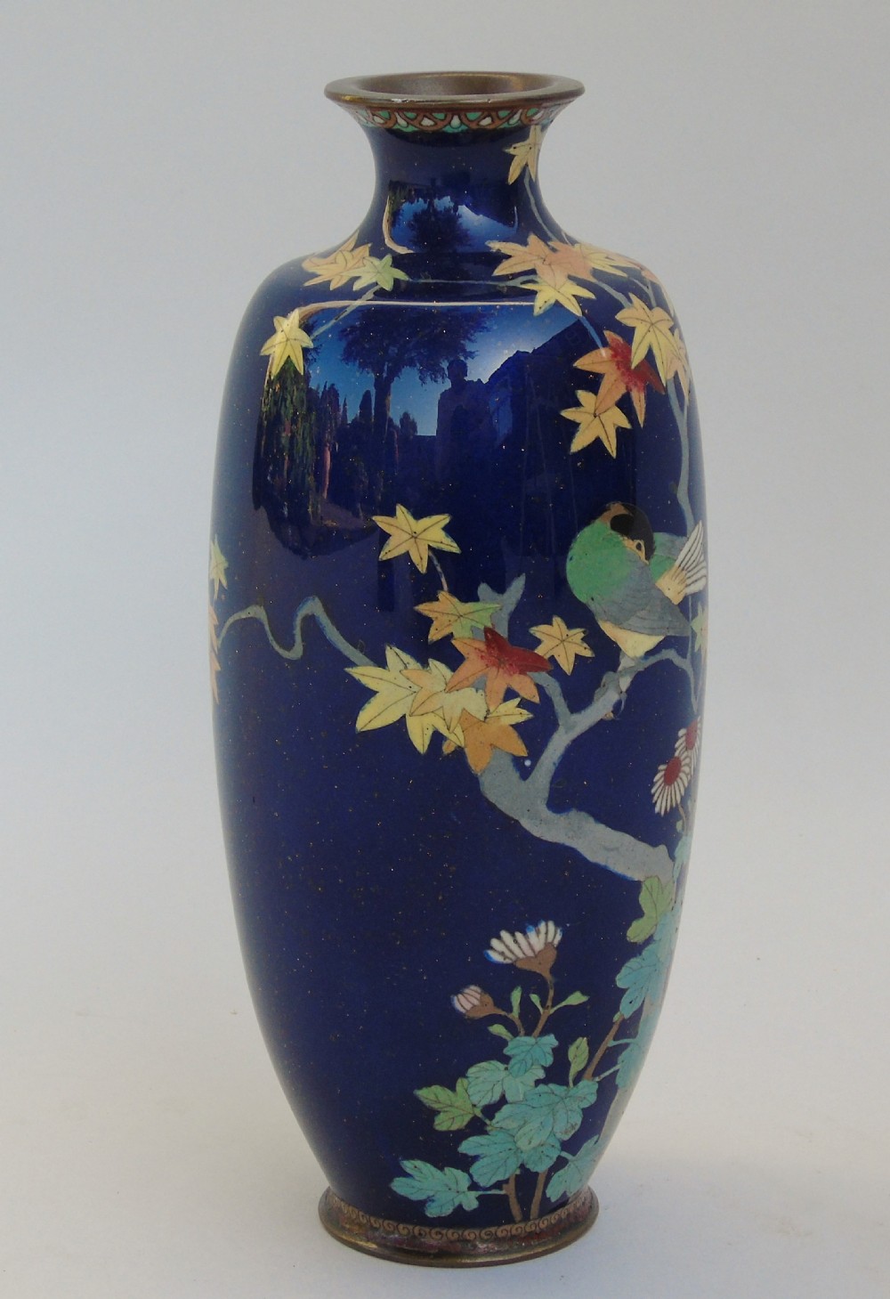 Aesthetic Antique Japanese Cloisonne Vase View IX