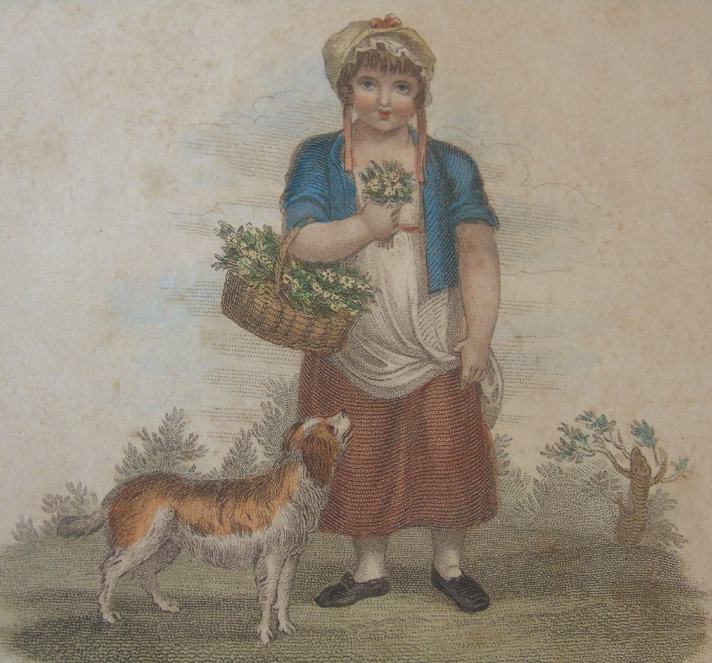 Antique Hand Coloured Engravings Cries of London View VIII
