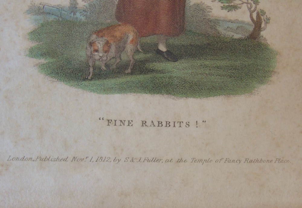 Antique Hand Coloured Engravings Cries of London View IX