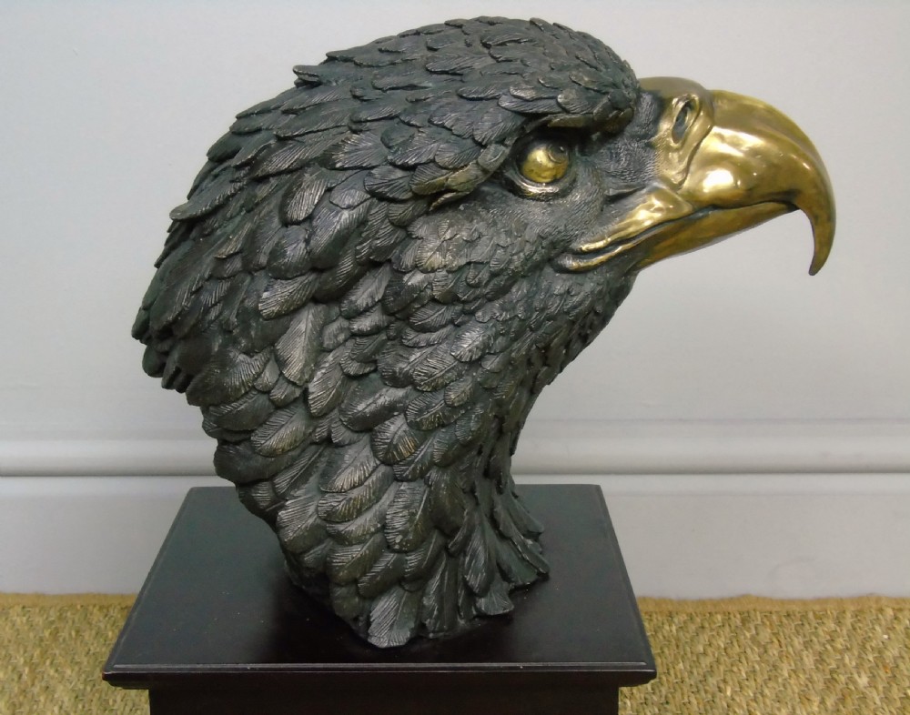 Fabulous Bronze Eagle Head Mount View III