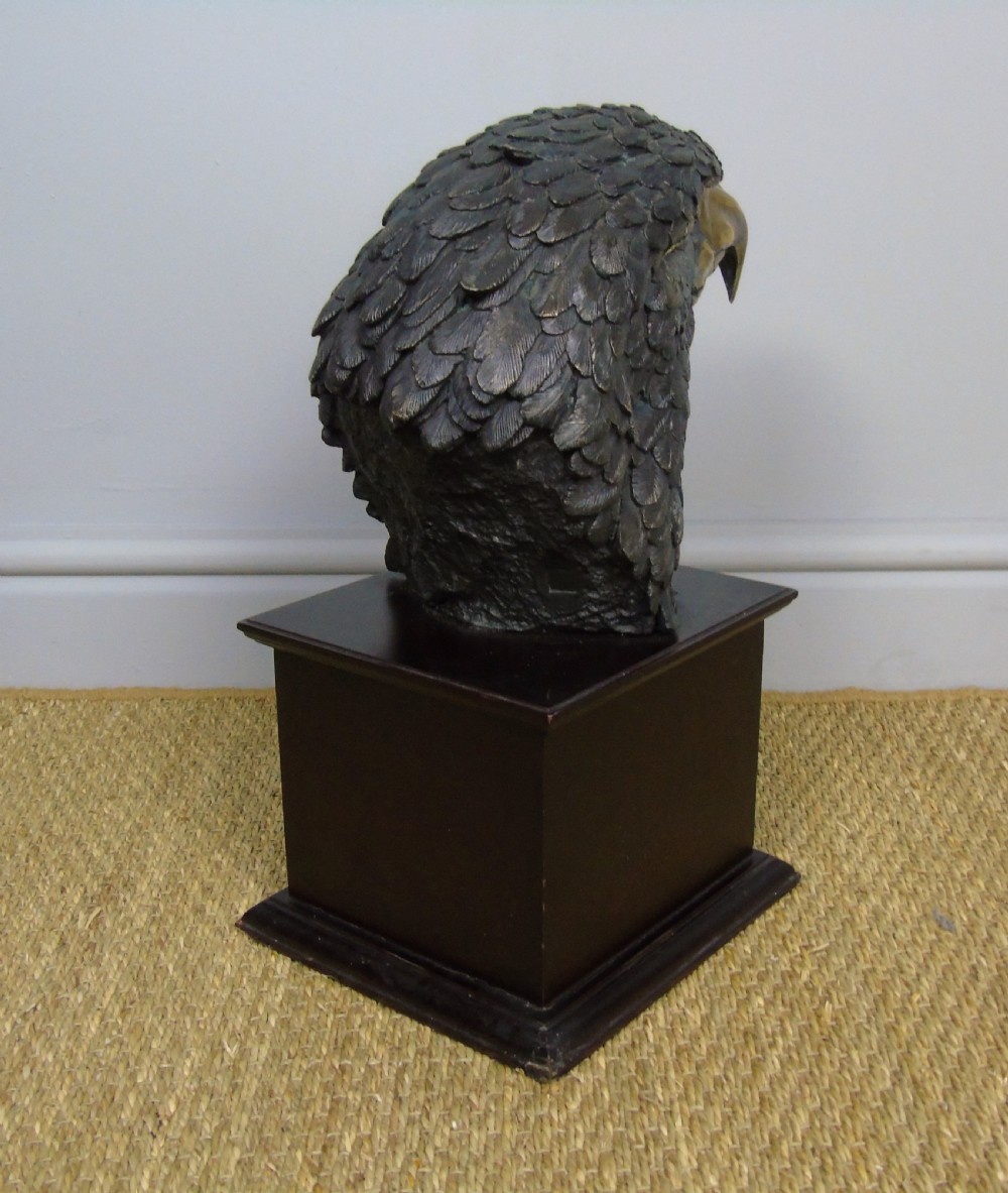 Fabulous Bronze Eagle Head Mount View VIII