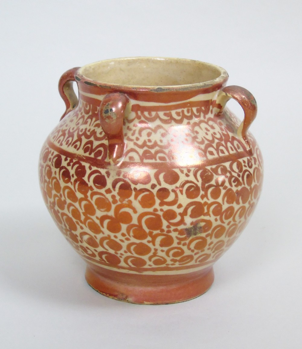 Hispano Moresque Lustre Vase 18th Century View II