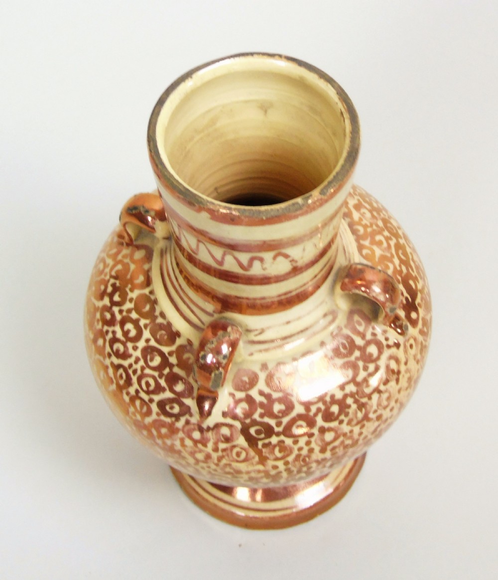 Hispano Moresque Lustre Vase 18th Century View II