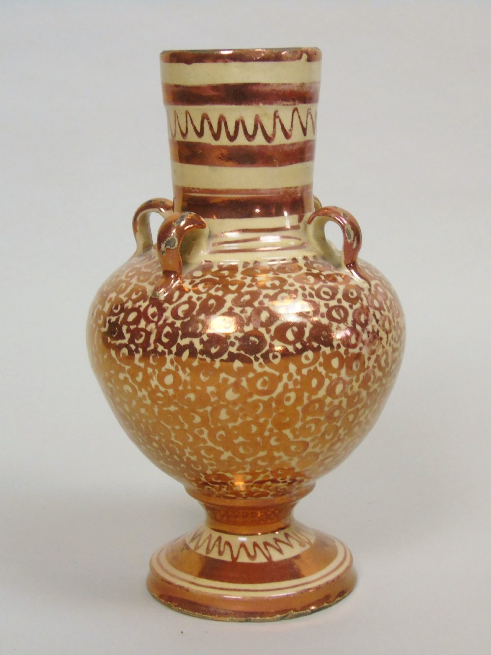 Hispano Moresque Lustre Vase 18th Century View III