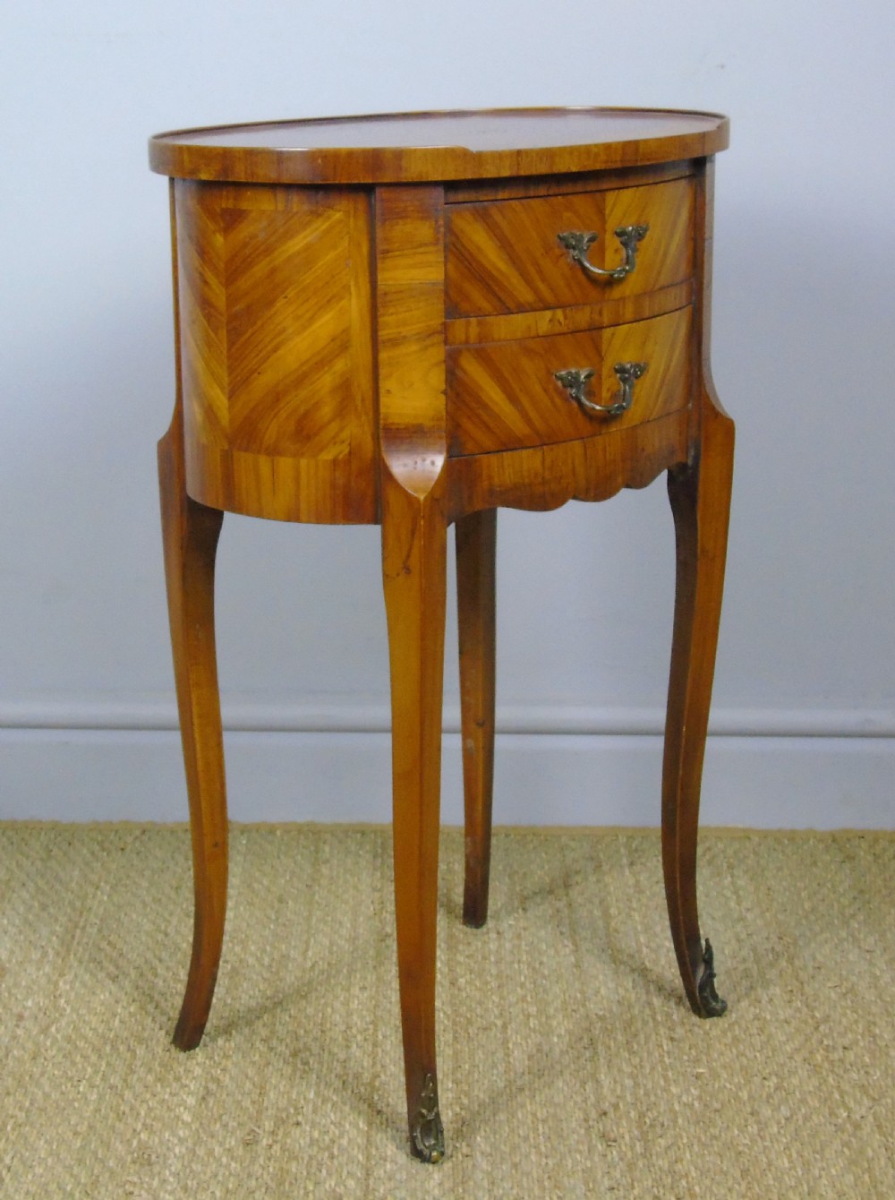 Neat Antique French Bedside Table View III