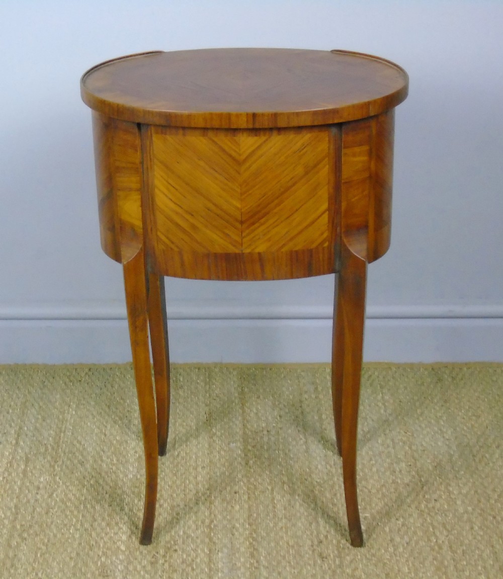 Neat Antique French Bedside Table View V