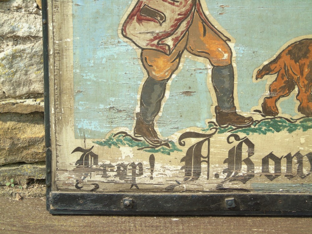 Antique Advertising Sign 'Guns and Tackle' View IV