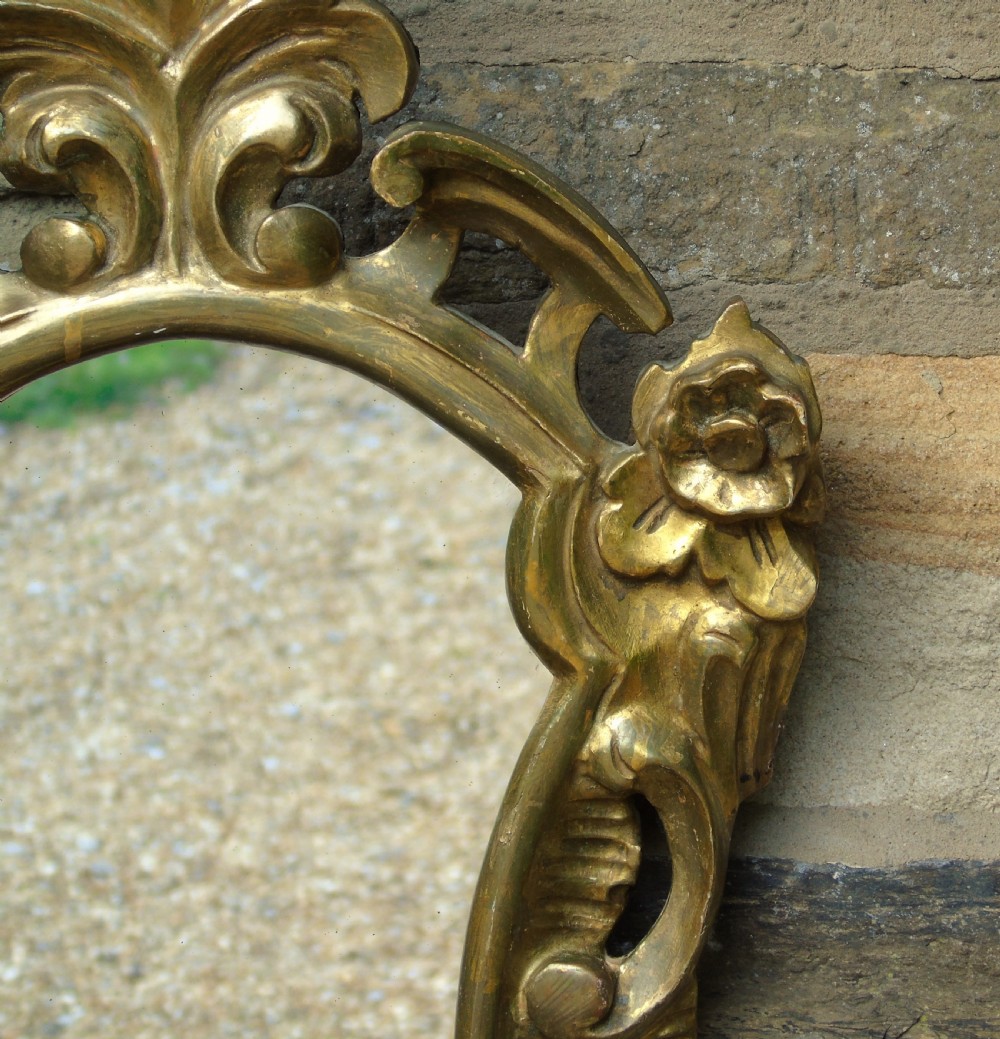 Antique Venetian Shield Shape Mirror View IV