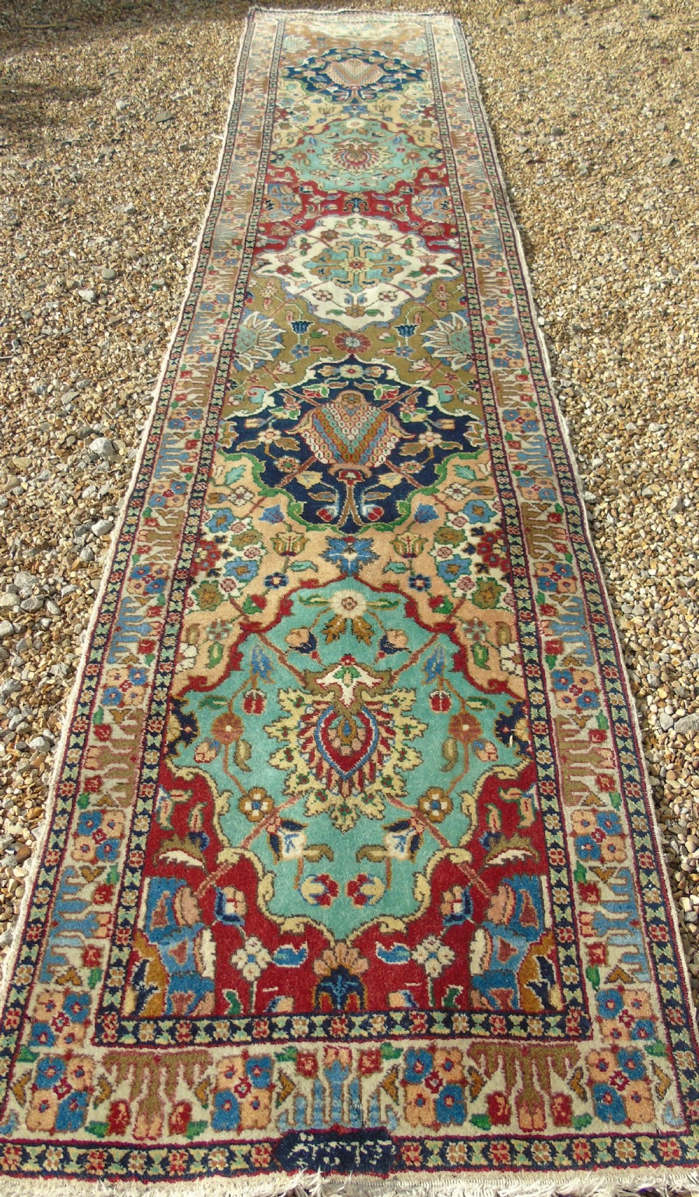Antique Bakhtiari Carpet Runner View III