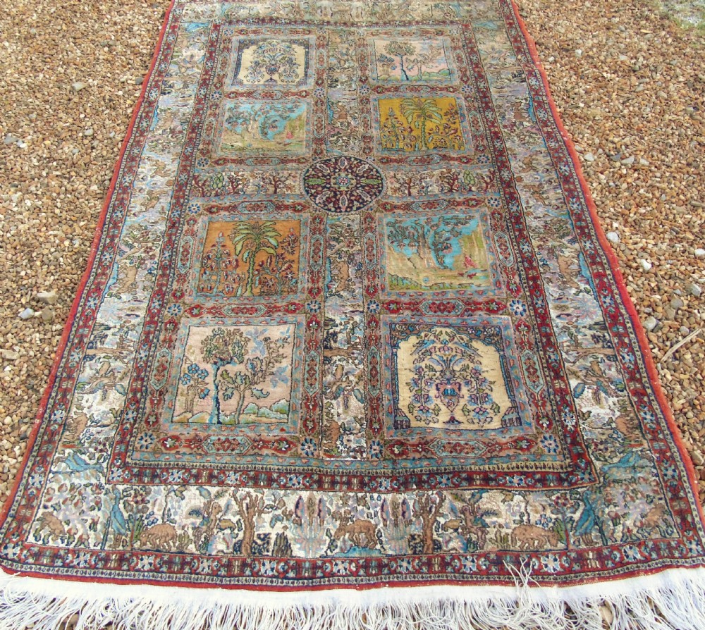 Antique Silk Carpet Garden Design View III