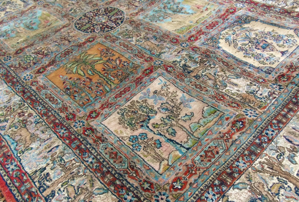 Antique Silk Carpet Garden Design View VII