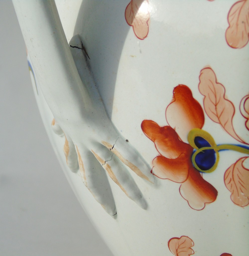 Antique Very Large Staffordshire Stone China Jug View VI