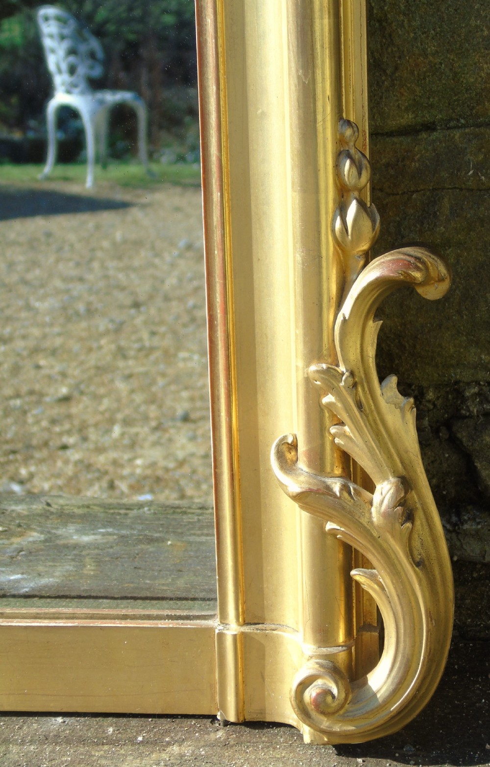 Quality Antique French Gilt Mirror View V
