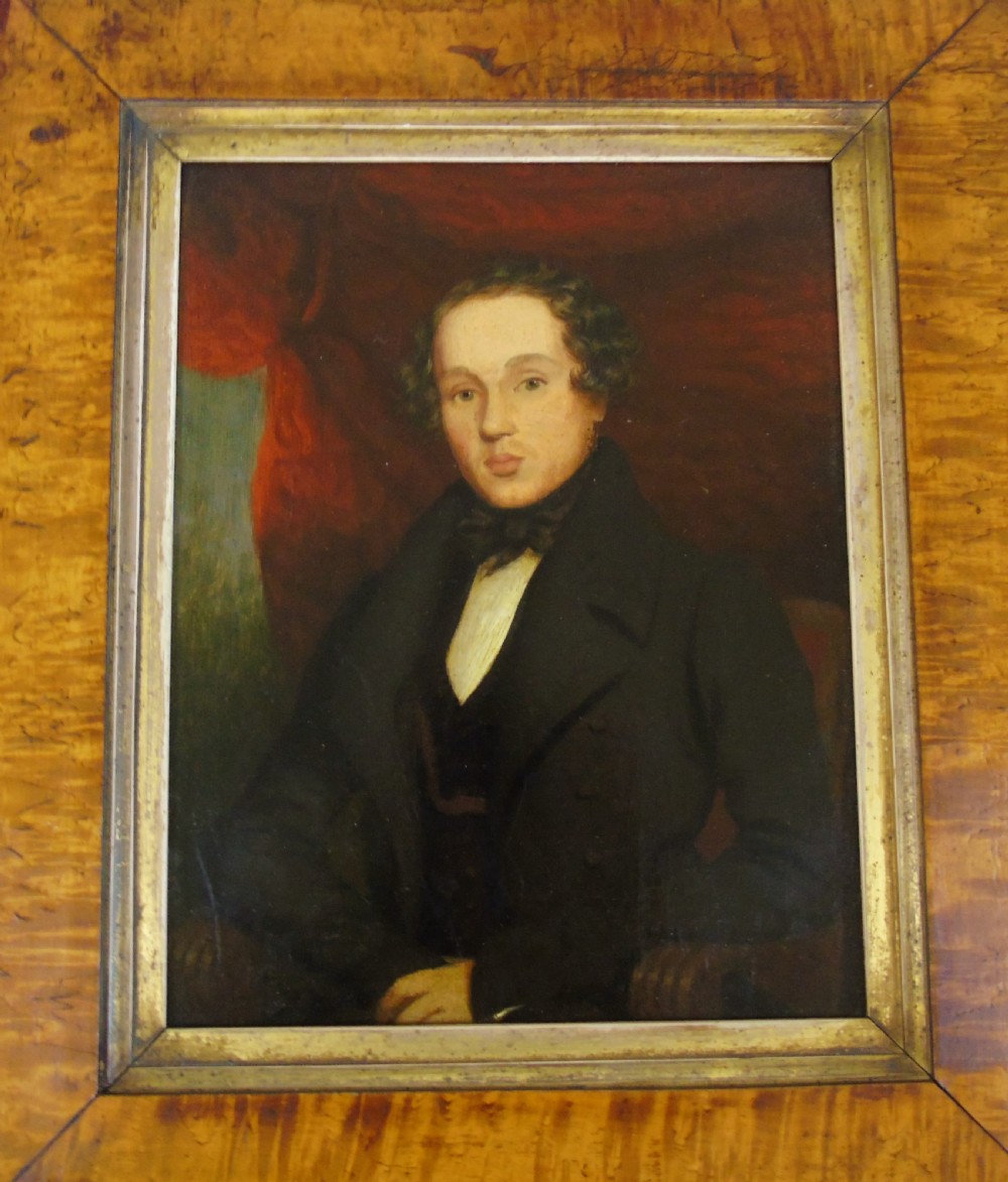 Regency Oil Painting Portrait of Gentleman 19th Century View III
