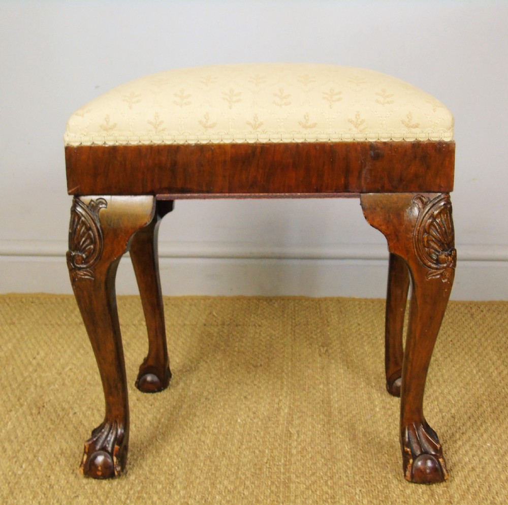 Good Quality Late Victorian Mahogany Stool View IV