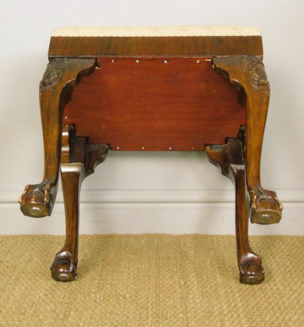 Good Quality Late Victorian Mahogany Stool View V