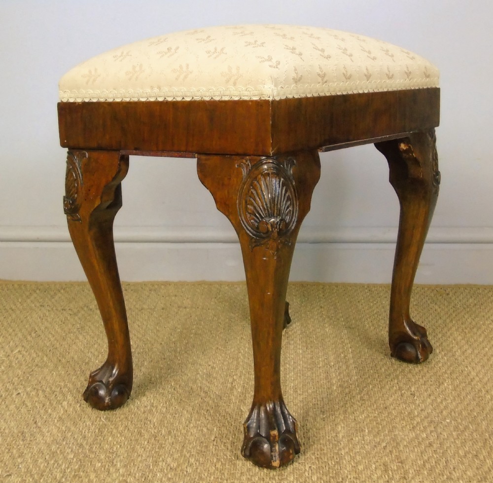 Good Quality Late Victorian Mahogany Stool View VI