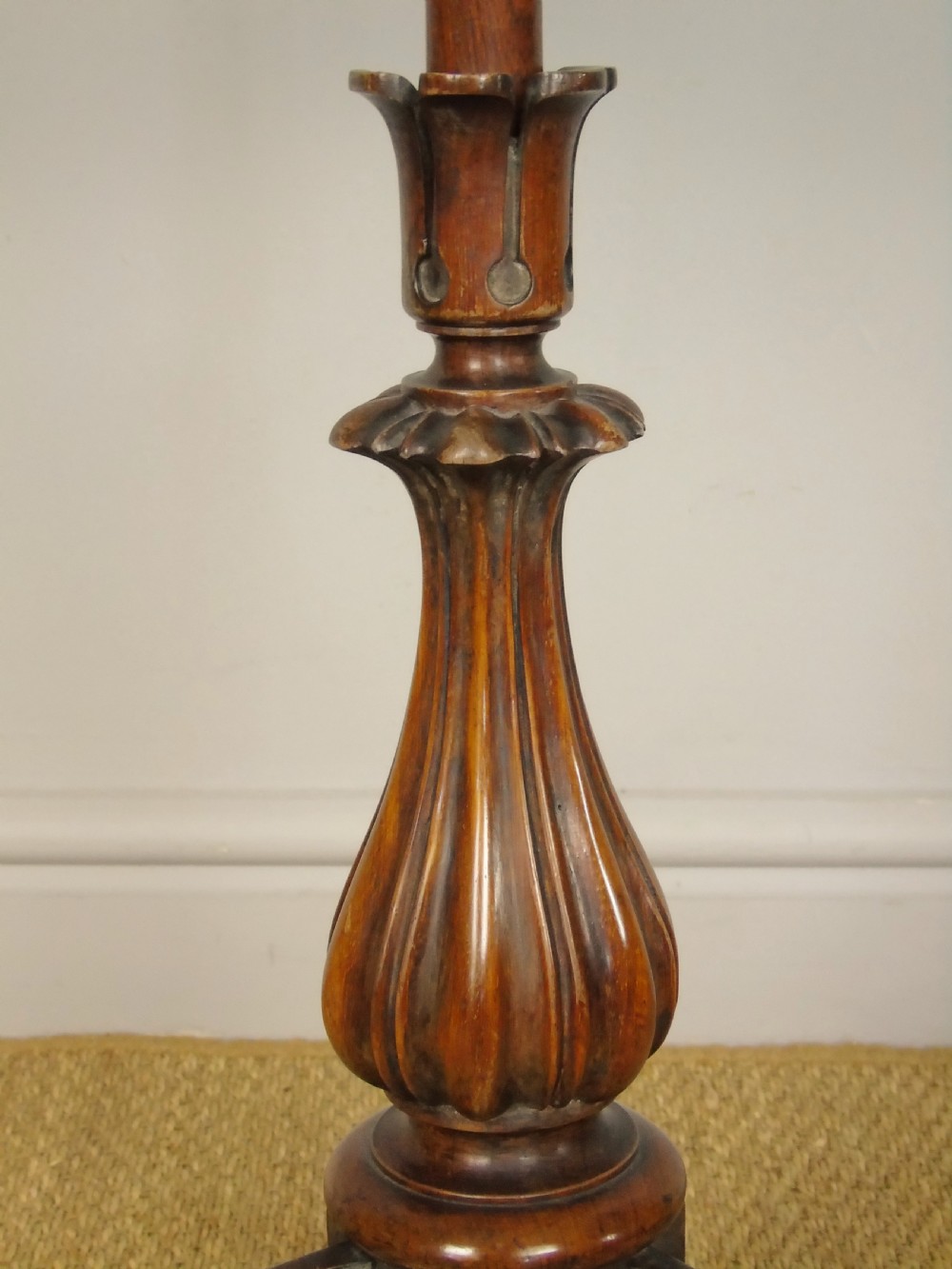 Good Quality Victorian Mahogany Pole Screen View III