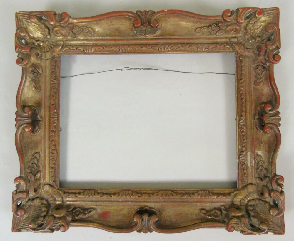Good Gilt Swept Picture Frame circa 1920