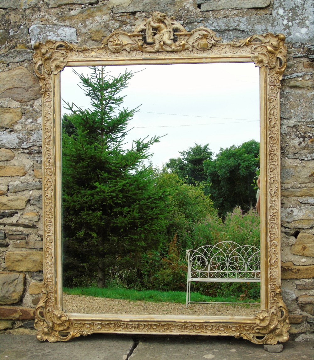 Superb Pair of Antique French Wall Mirrors View III