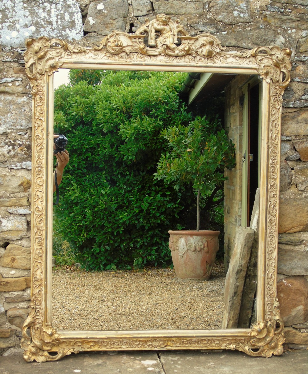 Superb Pair of Antique French Wall Mirrors View IV