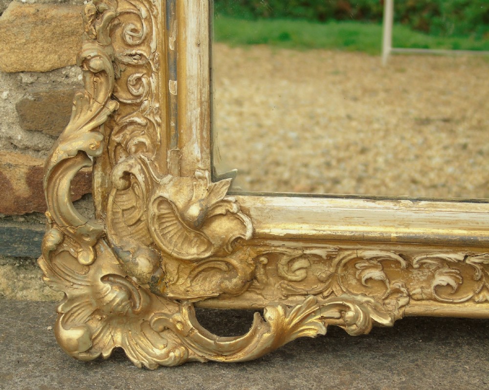 Superb Pair of Antique French Wall Mirrors View V