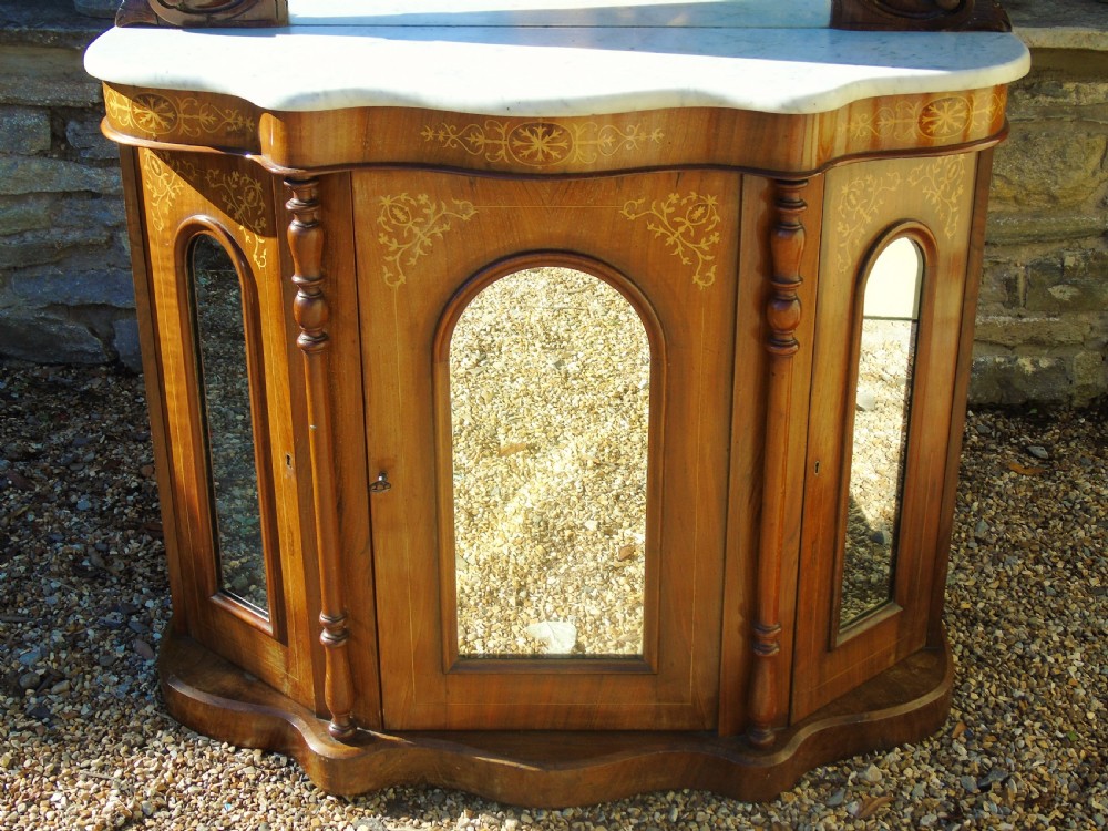 Pretty Victorian Chiffonier Credenza Neat Proportions View IV