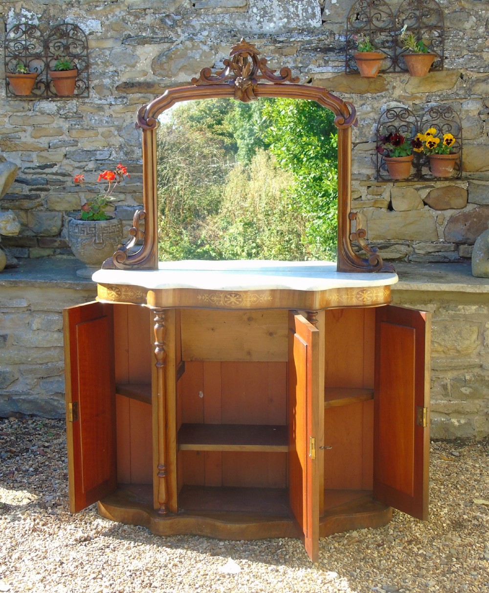 Pretty Victorian Chiffonier Credenza Neat Proportions View IX