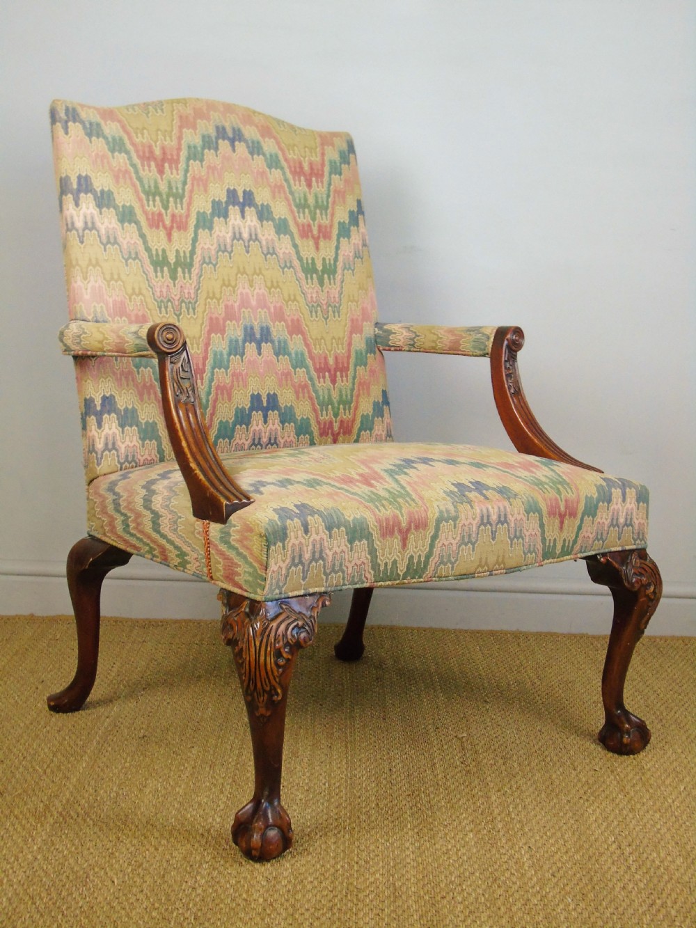 Fine Quality Georgian Style Mahogany Gainsborough Chair View II