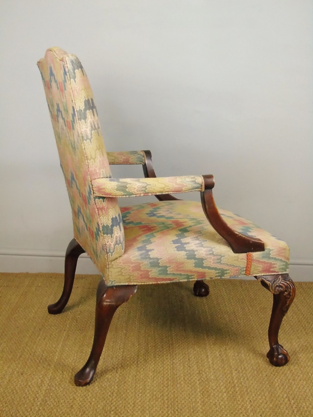 Fine Quality Georgian Style Mahogany Gainsborough Chair View III