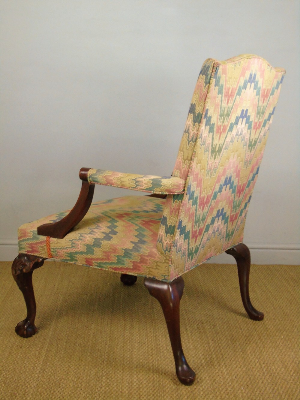 Fine Quality Georgian Style Mahogany Gainsborough Chair View V