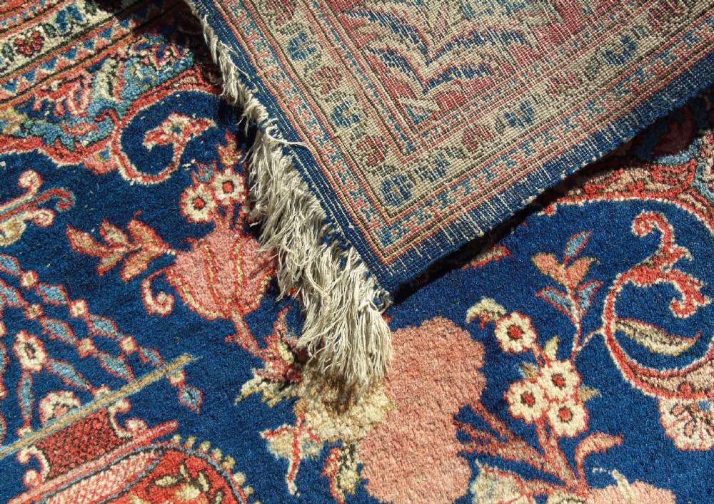 Fine Antique Kashan Prayer Rug View X