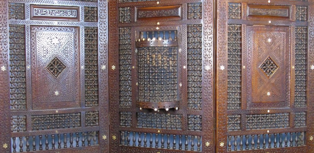 Stunning 19th Century Syrian 3 Fold Screen View II