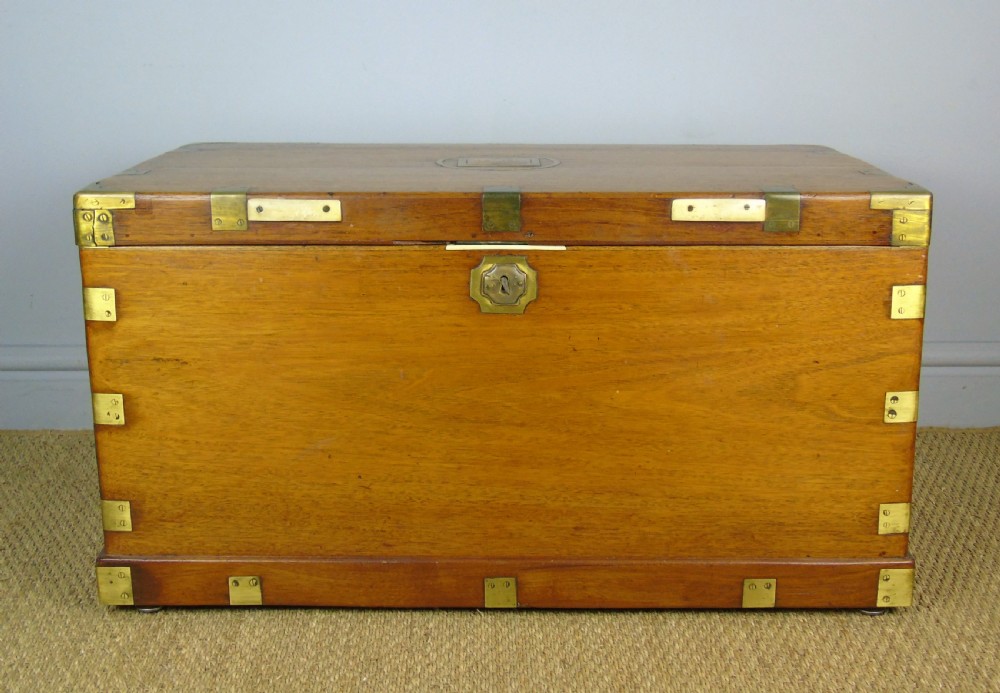 Good Brass Bound Camphor Wood Chest View II