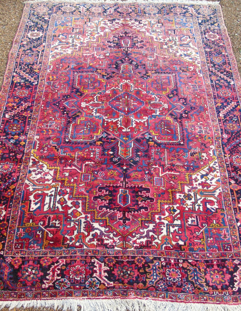 Antique Heriz Carpet Room Size 355 x 262